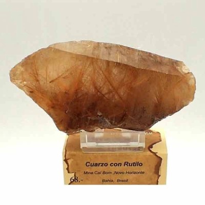 Cuarzo con rutilo Cuarzo con rutilo
