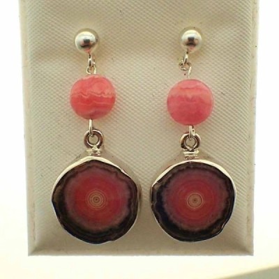 Pendientes de Rodocrosita Pendientes de Rodocrosita