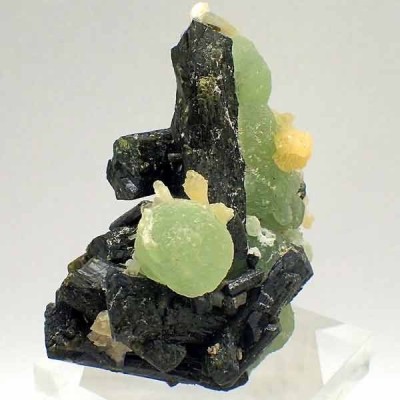 Prehnite, Epidote,Stilbite Mi059 Prehnite, Epidote,Stilbite Mi059