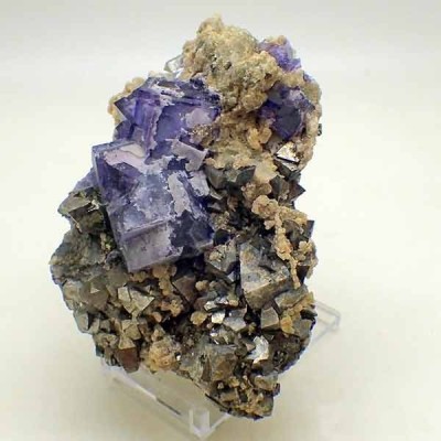 Arsenopyrite, Fluorite Mi423 Arsenopyrite, Fluorite Mi423