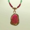Esmerald and Ruby necklace
