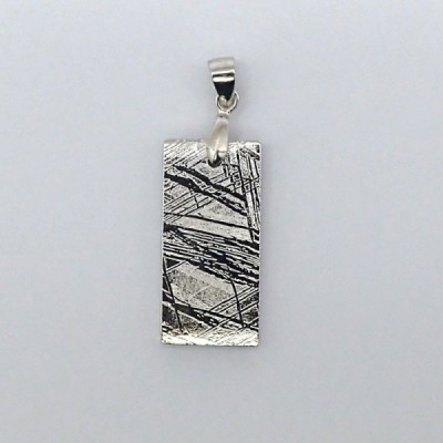 Meteorite in sterling silver pendant JCM15 Meteorite in sterling silver pendant JCM15