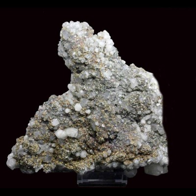 Mineral de colección Calcita + Calcopirita - M24 Mineral de colección Calcita + Calcopirita - M24