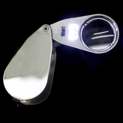  LUPA 40X Ø 25 mm. LED+UVA
