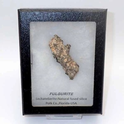 Fulgurita-Lechatelierita Fulgurita-Lechatelierita