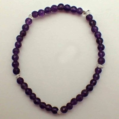Pulsera Amatista con cuarzo Pulsera Amatista con cuarzo