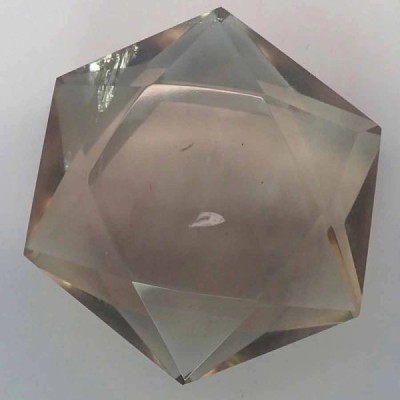 Cubo metatron de cuarzo ahumado Cubo metatron de cuarzo ahumado