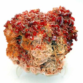 Vanadinite-Mibladen, Midelt Province, Drâa-Tafilalet, Morocco